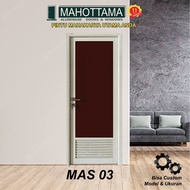 Pintu Aluminium Rumah Utama Kamar Tidur / Mandi 80 x 200 Bisa Custom Ukuran Almunium Doors MAS03 - M