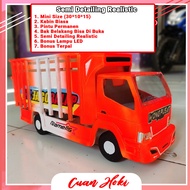 CUAN HOKI MAINAN TRUK OLENG SPESIAL FULL CUSTOME LAMPU TERPAL MAINAN MINIATUR TRUK & BUS FULL SPEK D
