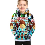 Roblox เสื้อกันหนาวมีฮู้ดสําหรับเด็ก