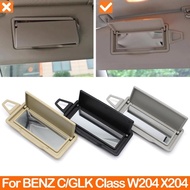 Sun Shade Shield Visor Make-up Cosmetic Mirror Cover For Mercedes Benz C GLK Class W204 X204 C180 C2