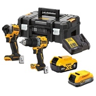 DEWALT : ชุดสว่านกระแทกเเละไขควงกระแทก 20V DEWALT รุ่น DCK2050P1E1T-B1 / ของแท้