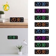 [Asiyy] Digital Wall Clock Wall Clock Brightness Adjustable LED Wall Clock