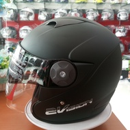 Helm KYT 2 Vision Solid Hitam Doff Original