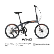 ❇️OFFER❇️💯SIAP PASANG💯 ALLOY FOLDING BIKE SHIMANO 8 SPEED TRS WIND