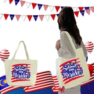HOT Beg Tote Hari Kebangsaan Malaysia Bercetak Beg Hari Kemerdekaan Malaysia Beg Tote Bendera Malays