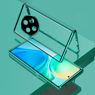 Hai mặt ốp kính cường lực cho OPPO RENO 12f reno12 f reno12f 4G 5g 2024 điện thoại nắp gập trường hợ