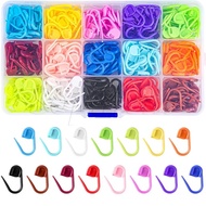 Needle Clip Counter DIY Craft Sewing Tool Crochet Latch Knitting Tools Mix Color Knitting Markers 50