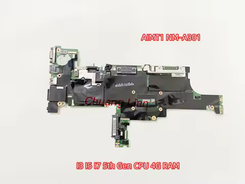 AIMT1 NM-A301 for Lenovo Thinkpad T450S laptop motherboard with I3 I5 I7 5th Gen CPU 0G RAM 100%Test