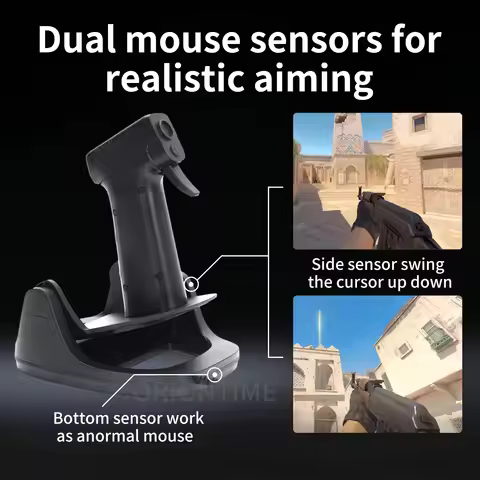 OrionTime L24 L25A Gun Mouse FPS Game Pistol Handle Grip Wired Peripherals Pc Custom Gamer Accessori