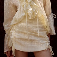 SML จัดส่ง 19 SEP lookbooklookbook amalfi skirt cream lace