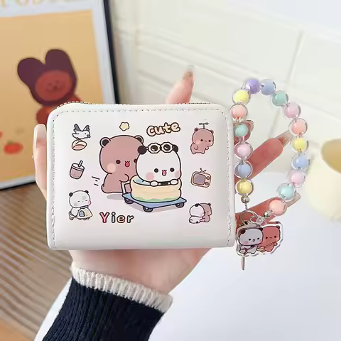 New Original Bubu And Yier Cartoon Coin Purse Cute Panda Bubu And Dudu Kawaii Ins Wallet Storage Bag