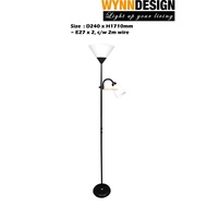 Wynn Design Modern Nordic Style Floor Lamp IKEA TAGARP Multipurpose Stand Lamp Uplifter With Reading