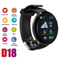 D18 Smartwatches Sport Running Steps Men Women Heart Rate Smart Watch for Blood Pressure Apple iPhon