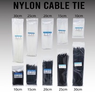 kabel tis tie cable ties 10cm 15cm 20cm 25cm 30cm 40cm tali plastik pengikat 2.5x100mm 2.5x150mm 2.5