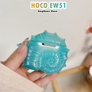 【Original boutique】For HOCO EW51 Casing Case Soft Silicone Earphone Case Gradient Colour Seashell NO