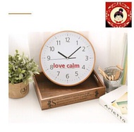 Share  Report!            Korean simple wood frame wall clock fashion creative mute Seiko clock cloc