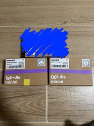 全新 未拆 Gidle Minnie Minini Minnini 盒娃 公仔 連小卡