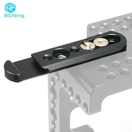BGNing Camera Quick Release Safety Track Cold Shoe Hotshoe Mount with 1/4'' Inch Screws for Nato Han