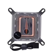 HUI Bykski CPU Water Block for INTEL LGA1700/1800/115X/ AMD Ryzen 9 AM5 AM4 0.08mm Microchannel Wate