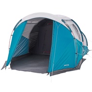 Camping Tent with Poles Arpenaz 4.1 F&amp;B 4 Persons 1 Bedroom