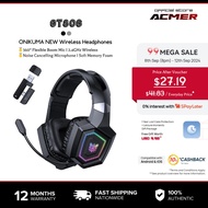 ONIKUMA GT806 2.4GHz Wireless Gaming Headset HiFi Sound Quality PcLaptop With Microphone Noise Cance