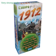 2021 Ticket To Ride 1912 Expansion TTR Board Game Party Table Games Card Games High Quality J7Z8