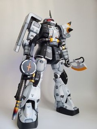 全上色成品_1/48 Zaku Mega size_渣古_非bandai_高達模型代工_自護_白狼配色_gundam_gunpla