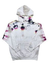 Palm Angels "ART BASEL HONG KONG" Tie-dye in Purple and Navy Hoodie