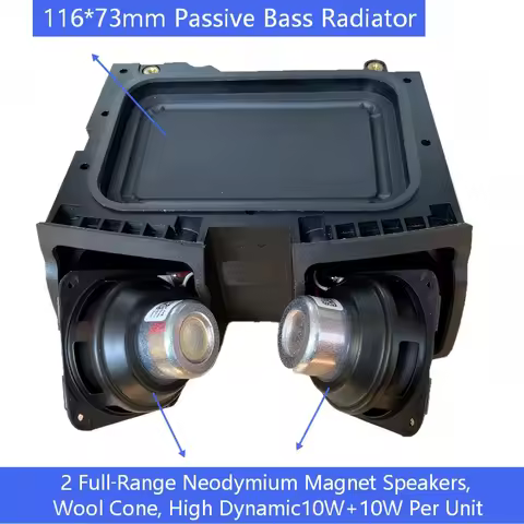 Sweet Vocal Powerful Bass Dual 2.25" Danish‑Spec HiFi Speaker Unit, DIY Audio Modification Desktop B