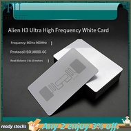 UHF White RFID Card 8654 H3 Chip 860- 960MHz RFID Card SO18000-6C