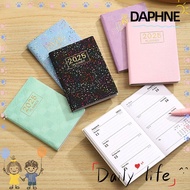 DAPHNE 2025 Agenda Book, A7 Mini 2025 Planner Notebook, High Quality with Calendar To Do List Laser 