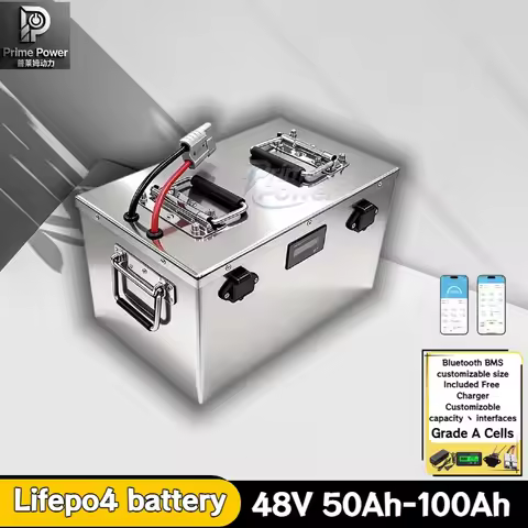 High-quality 48V Lifepo4 50AH 80Ah 100Ah lithium battery pack for Ryobi RM480e RM300e ZT480ex 300MV 
