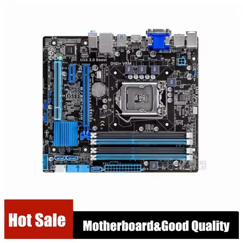 For B75M-PLUS Desktop Motherboard B75 Socket LGA 1155 i3 i5 i7 DDR3 16G uATX UEFI BIOS Mainboard On 