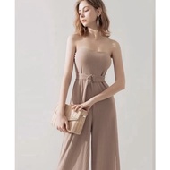 Airspace Sleek Bustier Knitted Jumpsuit （with padding）