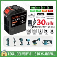 [COD]NAIXIKA 198000mah 30cells 21V lithium battery Rechargeable battery Makita Batteries for Power T