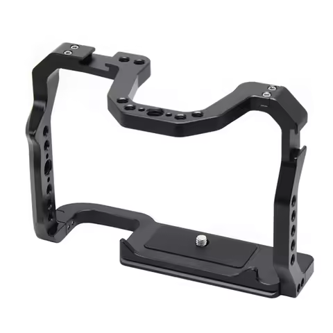A56G-New Aluminum Alloy Camera Cage Rig With Cold Shoe 1/4 3/8 Thread For Canon EOS 70D 80D 90D Prot