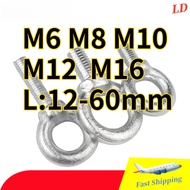 【Zinc Plated Eye Bolt】for Lifting & Hoisting | Shoulder Design for Safe Load | White Zinc Anti-Rust 