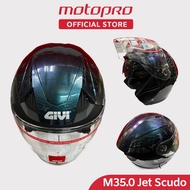 GIVI Limited Edition M35.0 Jet Scudo Double Visorex Helmet Pelangi Colour Givi