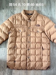 The North Face Men’s Goose down jacket Size L ，Khaki