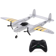 เครื่องบินไร้คนขับแบบควบคุมระยะไกลสองช่อง ลำตัวคงที่ รุ่น B17P38 Lightning Bomber ของเล่น RC สำหรับเ