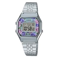 {FUAN}台灣卡西歐總代理公司貨 CASIO玫瑰花春樣氣息復古系列數位錶LA-680WA-2C 水藍 一年保固
