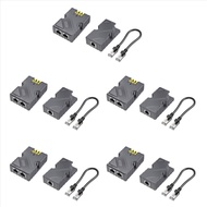 (LAWC) 5X for Starlink Dishy Cable Adapter to RJ45 and 150W GigE Passive PoE Injector for Starlink V