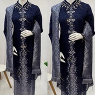 Free hijab Realpick Yura Sequin Brocade Kebaya Set Modern Kebaya/ Mother-in-Law's Kebaya/ Wedding Ke