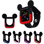 【Apple Watch Case】Mickey Cartoon Silicone Cover For Apple Watch 6 se 5 4 3 2 1 38mm 42mm 40mm 44mm Case Smart watch Case