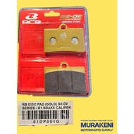RCB DISC PAC S2-D2 SERIES R1 BRAKE CALIPER (GOLD)