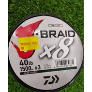 ORIGINAL DAIWA J-BRAID X8  40lbs (1500m)