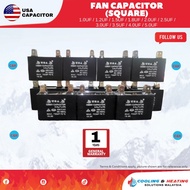 AIRCOND CAPACITOR SQUARE FAN Capacitor 1.0UF 1.2UF 1.5UF 1.8UF 2.0UF 2.5UF 3.0UF 3.5UF 4.0UF 5.0UF 6