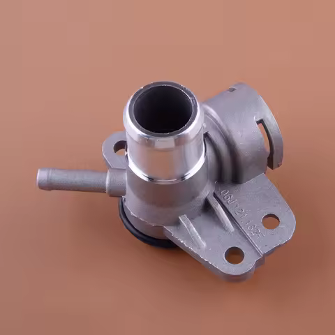 06J121132F Water Coolant Hose Outlet Connector Adapter Cooling Flange Fit for VW Beetle Golf Skoda A