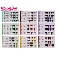 [TinchighM] 120 Piano Chord Chart Colorful Electric Piano Reference Chord Flash Cards, Piano Music B