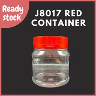 Plastic Bottle Container (Red Lid) / J8017-750ml / Bekas Kuih Raya / 传统新年年饼罐子(红色) / 8017 4017 / 1PCS